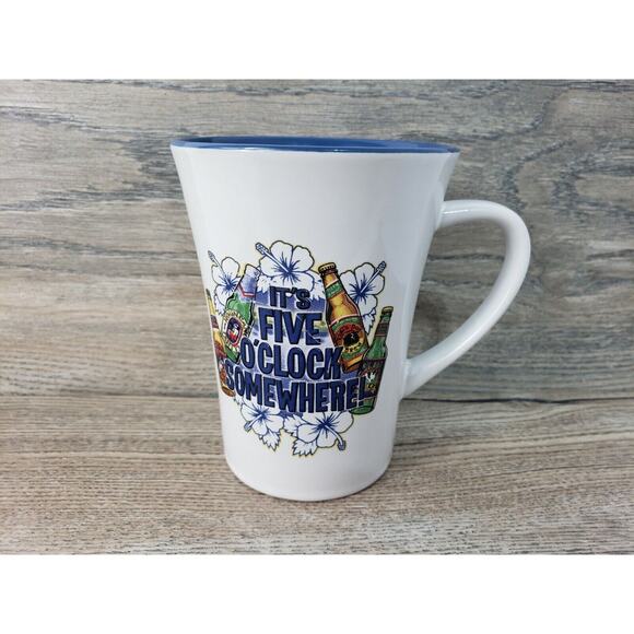 Big Dogs It's 5 o'clock somewhere Coffee Cup Large Mug 2006 - Picture 1 of 6